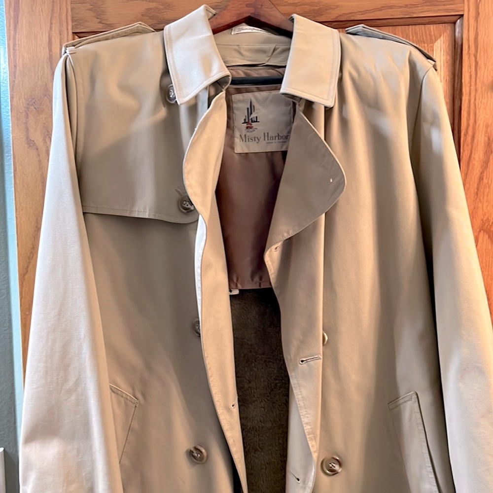 Misty Harbor Trench Coat with liner.